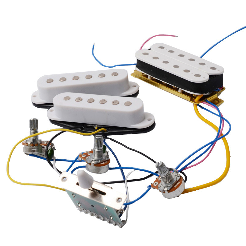 Diy Guitar Electronics Kit - Set Pickup Gitar Elektrik HSS dengan