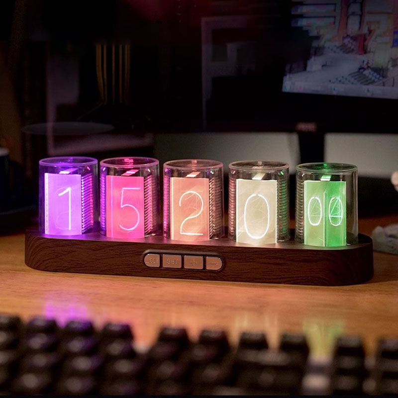 Diy Electronics Desk - Jam Tabung Elektronik DIY Digital Kreatif