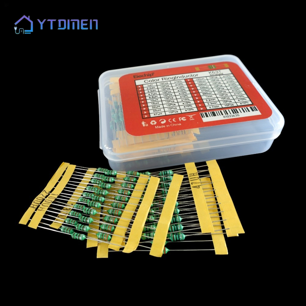 Diy Electronics Com - 200 Buah Kit Induktor Cincin Warna