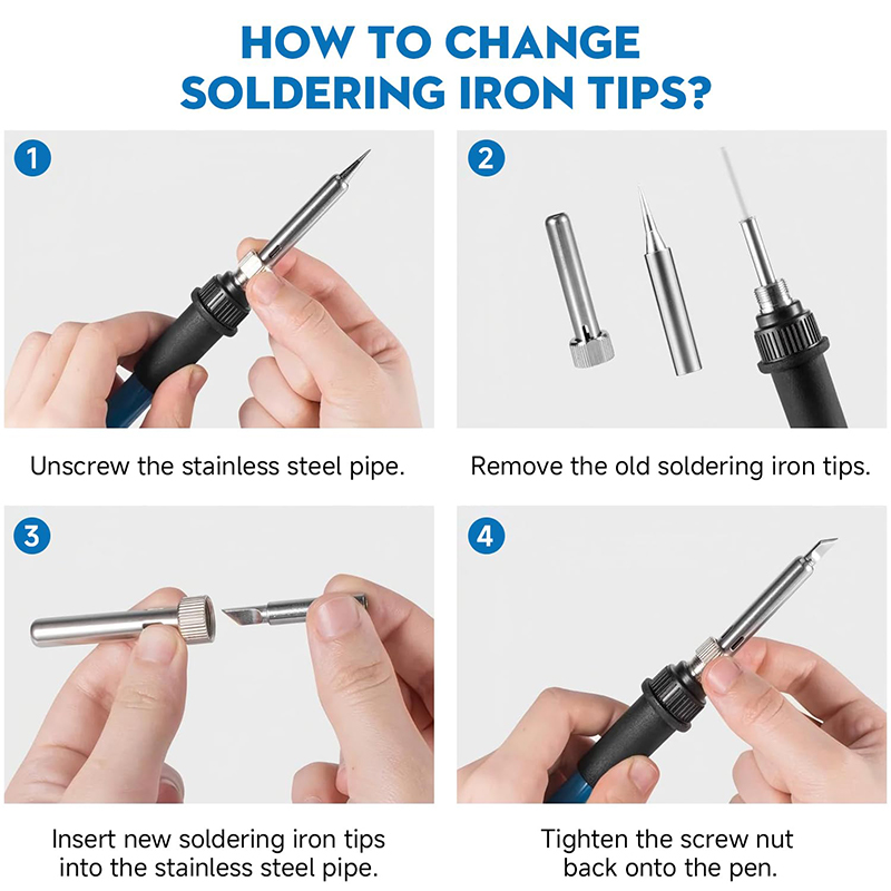 Set Alat Solder 220V 60W denga - Soldering Iron Kit ulasan dan harga