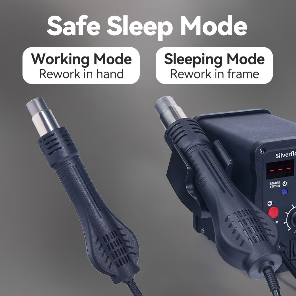Silverflo stasiun Solder 8586D - Hot Air Rework Station ulasan dan harga