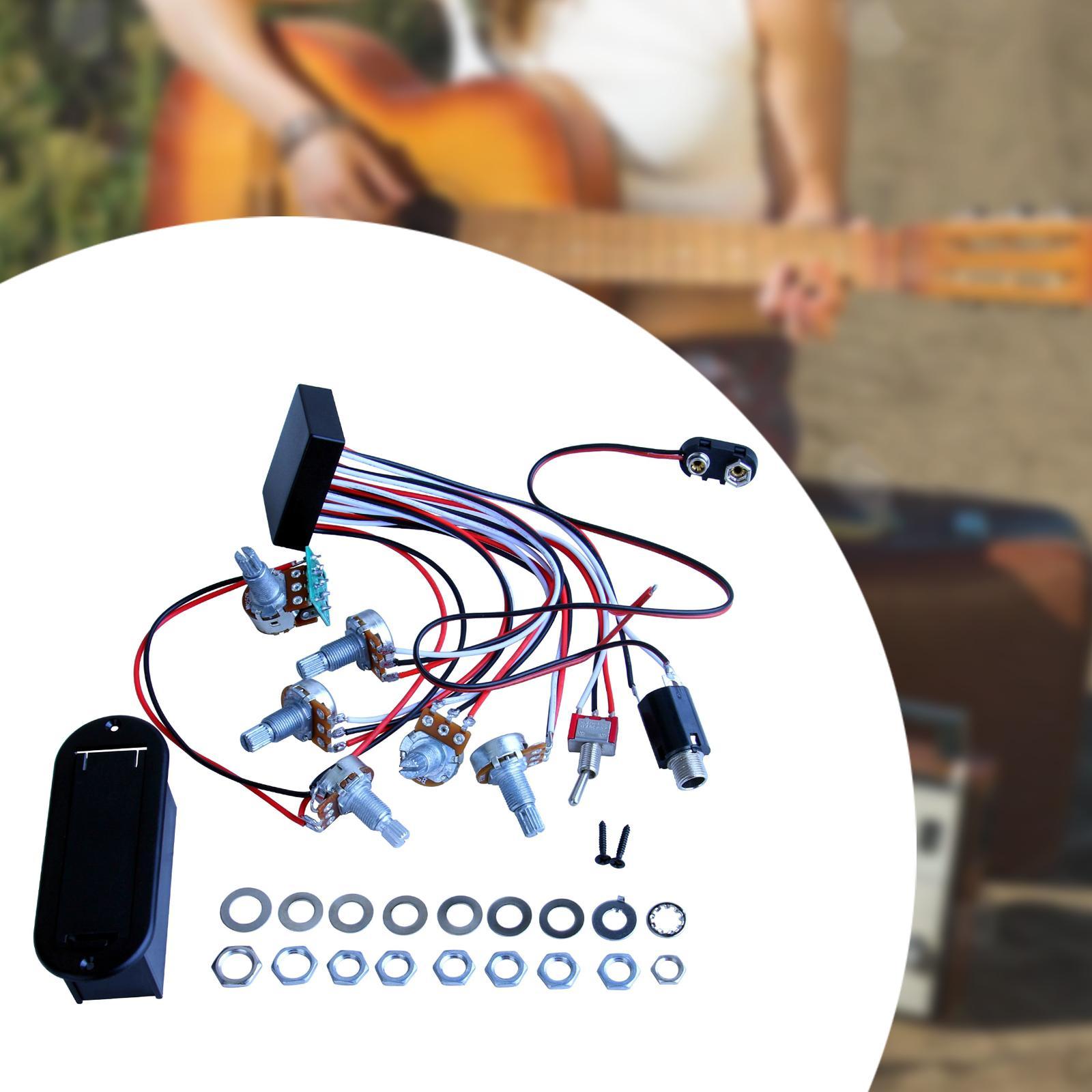 Pengganti Preamp Elektronik Am - Diy Guitar Electronics Kit ulasan dan harga