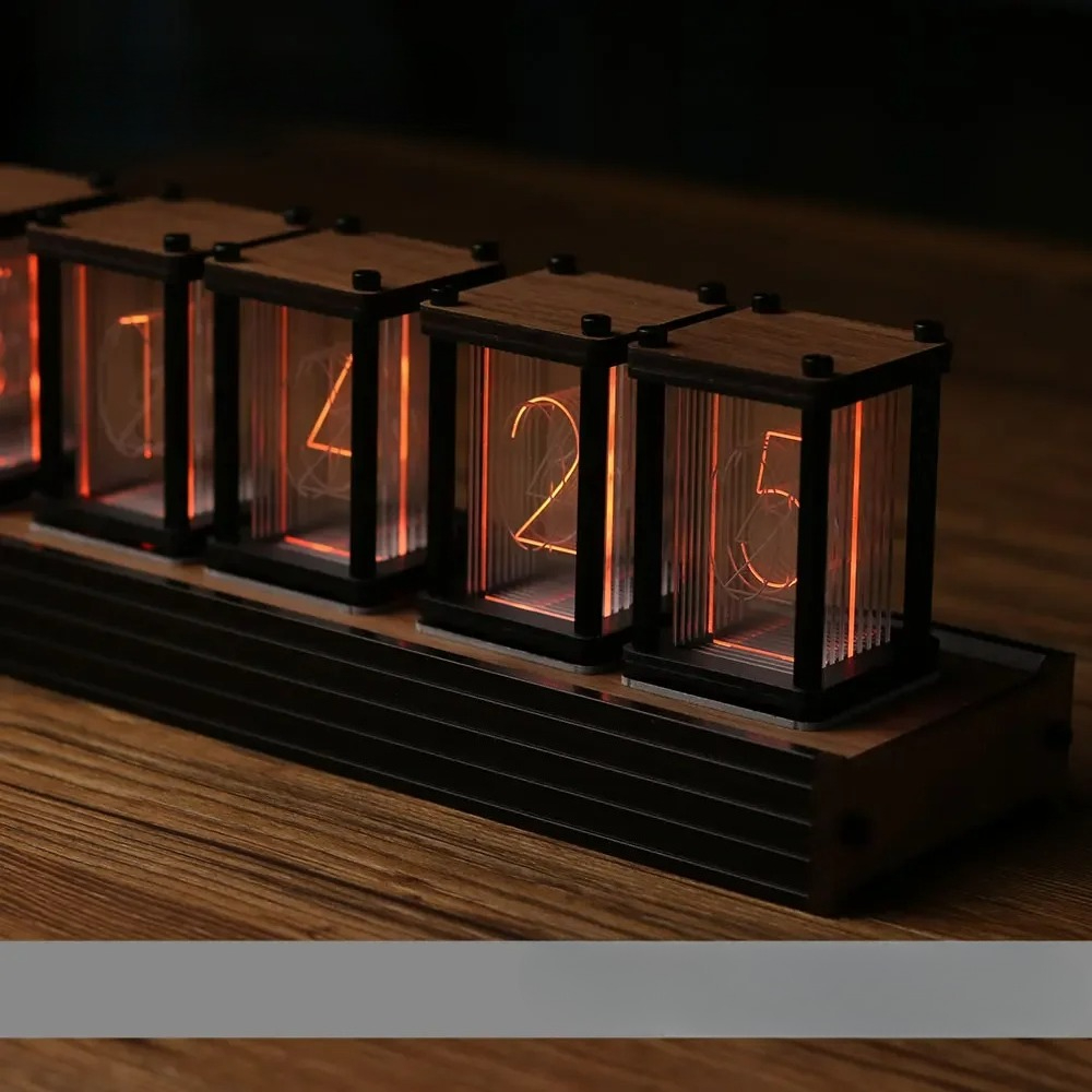 Jam Meja DIY RGB Nixie Tube, J - Diy Electronics Desk ulasan dan harga
