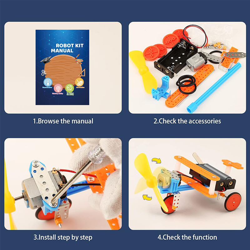 6 Set Kit Robotika Percobaan S - Diy Robot Electronics Kit ulasan dan harga