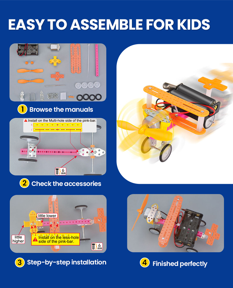 6 Set Kit Robotika Percobaan S - Diy Robot Electronics Kit ulasan dan harga