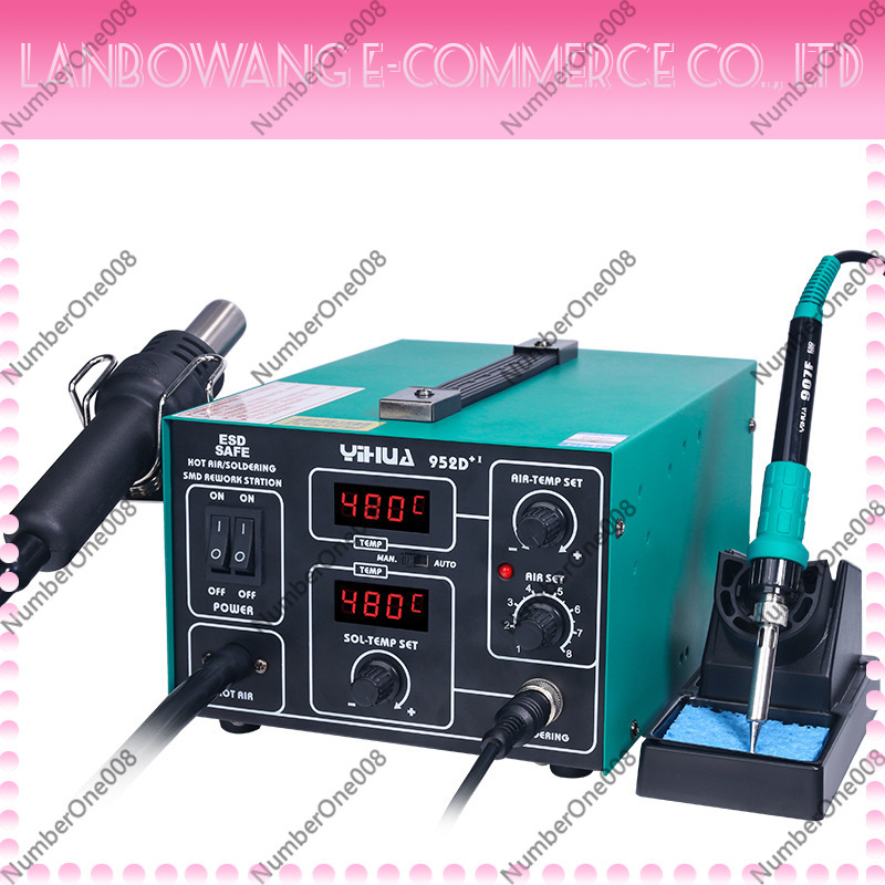 852D+ 2-in-1 Stasiun Rework Ud - Hot Air Rework Station ulasan dan harga