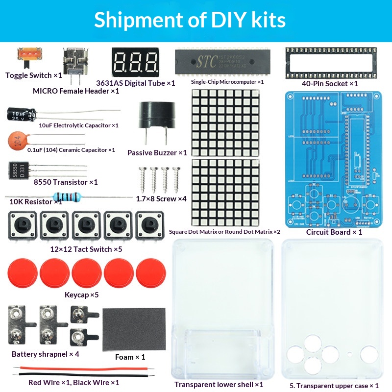 Kit Produksi Mesin Game Pixel, - Diy Electronics Com ulasan dan harga