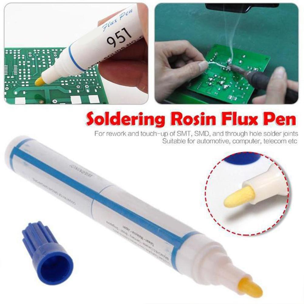 Pena Fluks Solder 10ml DIY Kes - Flux Pen Electronics ulasan dan harga