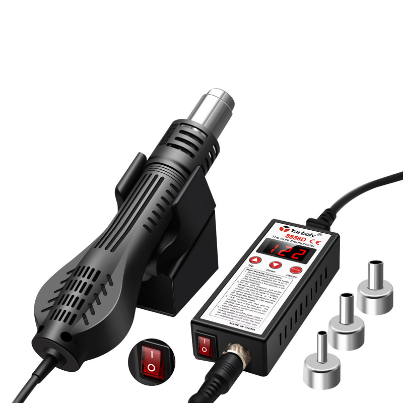 Stasiun Solder Digital 2 in 1: - Hot Air Rework Station ulasan dan harga