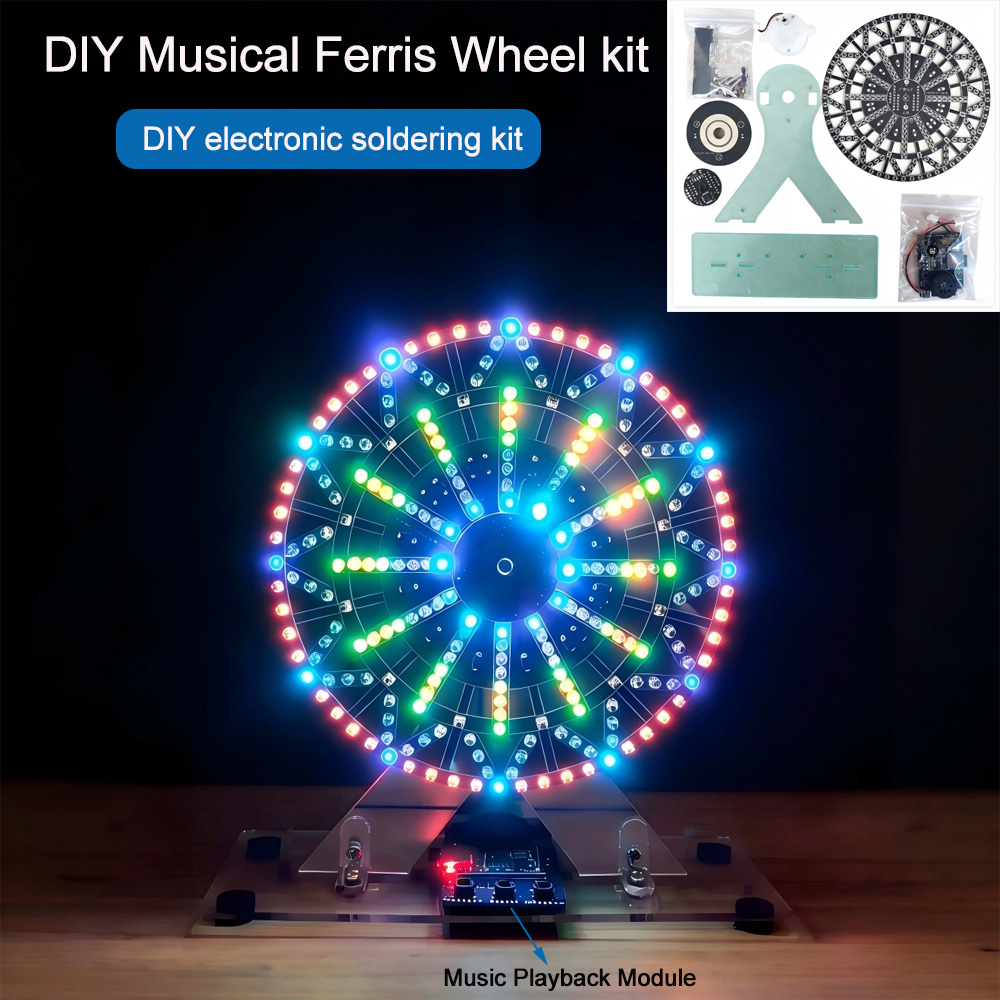 Kit elektronik DIY Roda Ferris - Diy Home Electronics Projects ulasan dan harga