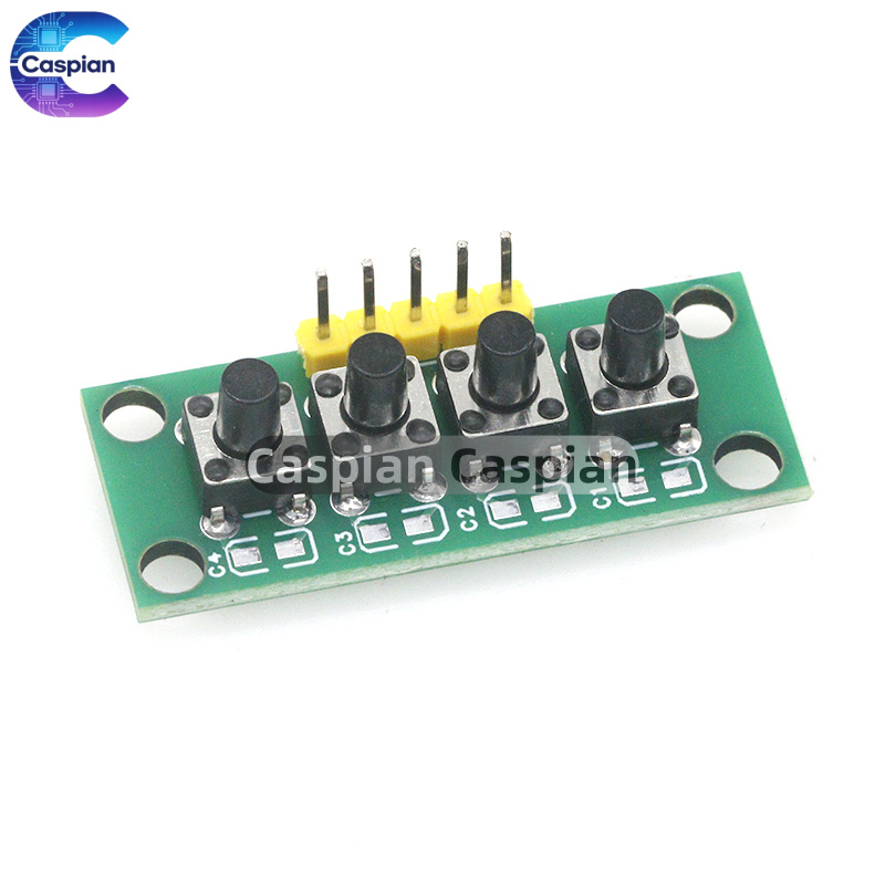 1-10 Buah 1X4 4 Tombol Modul K - Diy Electronics Raspberry Pi ulasan dan harga