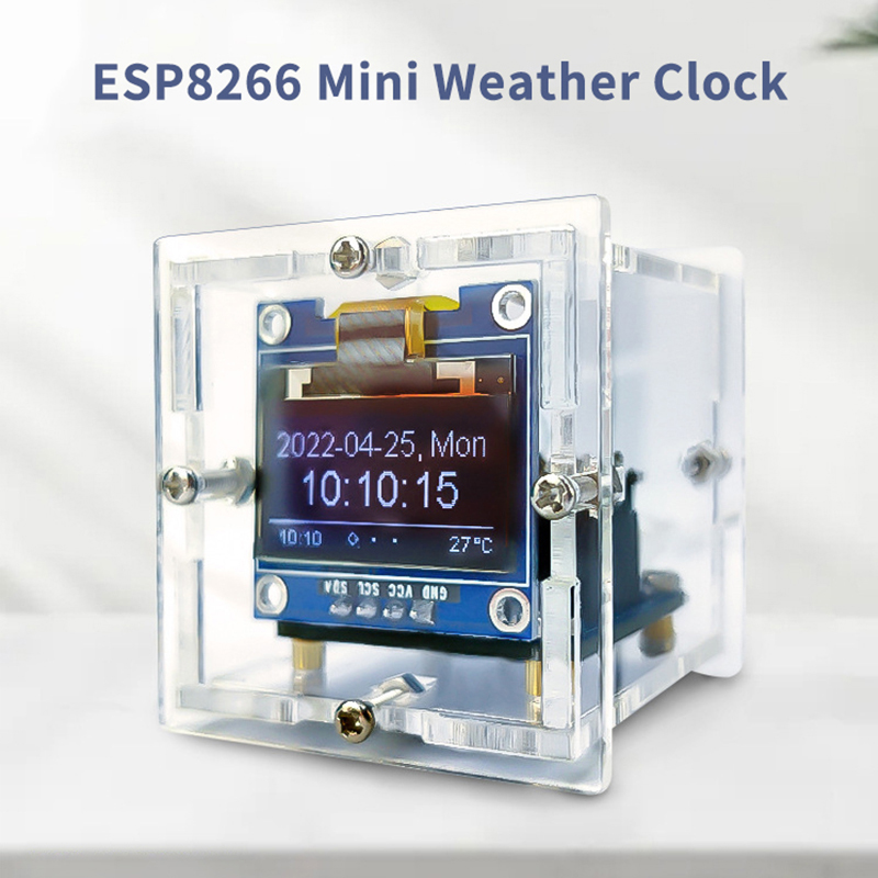 ESP8266 MINI Jam Cuaca WIFI Ja - Diy Soldering Station No Electronics ulasan dan harga