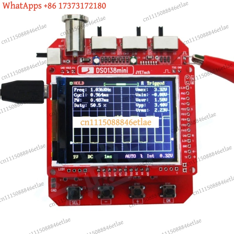 Kit Osiloskop Digital Mini k3  - Oscilloscope Dso Mini ulasan dan harga