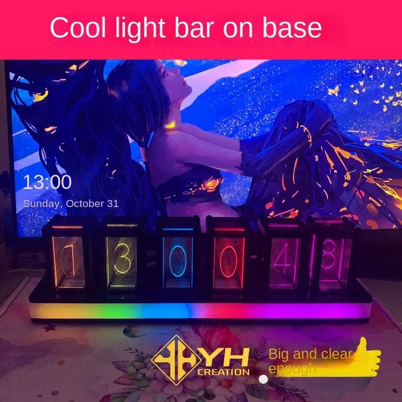 Jam Meja LED Digital, Jam Meja - Diy Electronics Desk ulasan dan harga