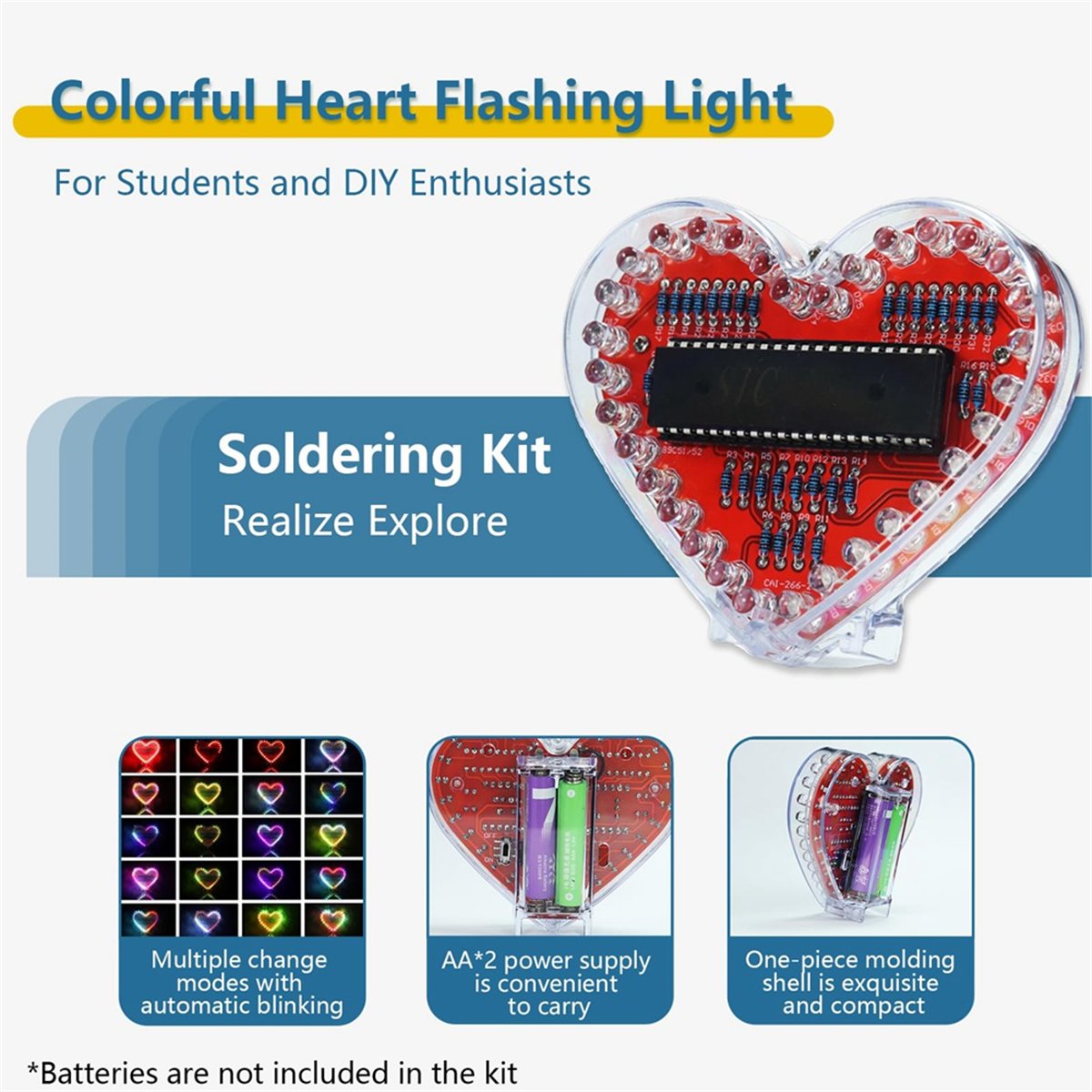 DT262/Kit Praktik Penyolderan, - Diy Electronics Projects For Beginners ulasan dan harga