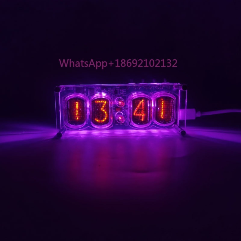 Jam Glow Clock DIY In12, Jam T - Diy Electronics Desk ulasan dan harga