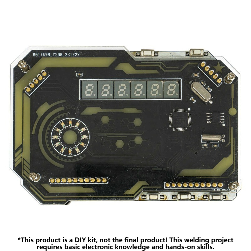 Set Jam Meja DIY Jam Digital K - Diy Electronics Desk ulasan dan harga