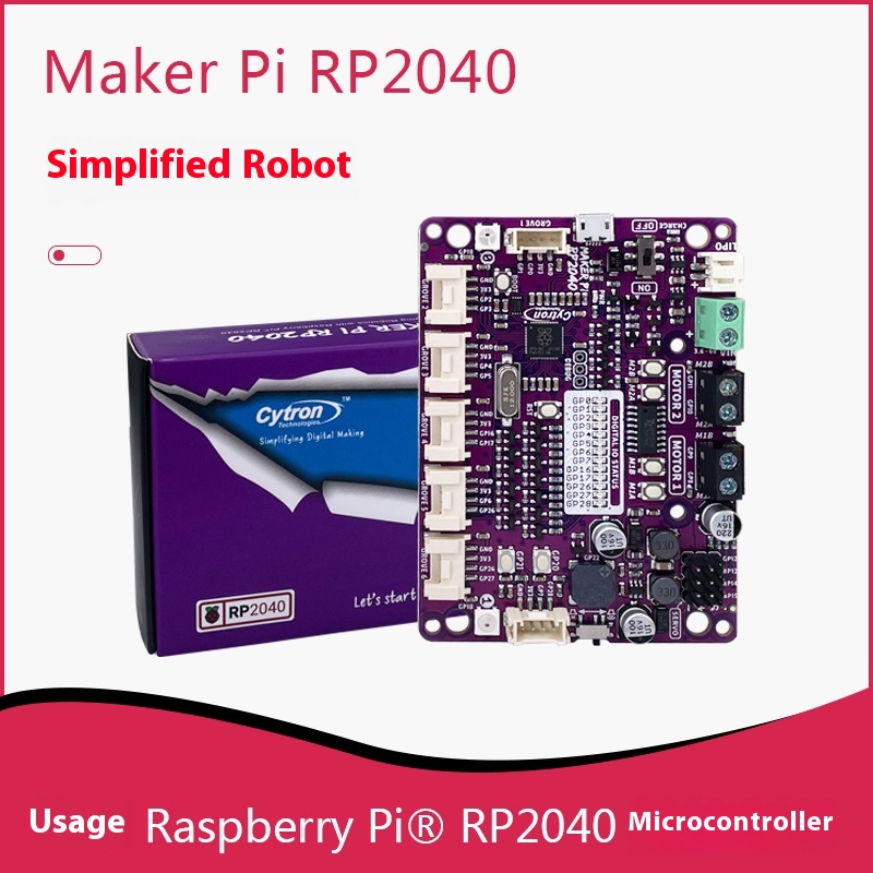 Maker Pi RP2040 DIY Robot Moti - Diy Electronics Raspberry Pi ulasan dan harga