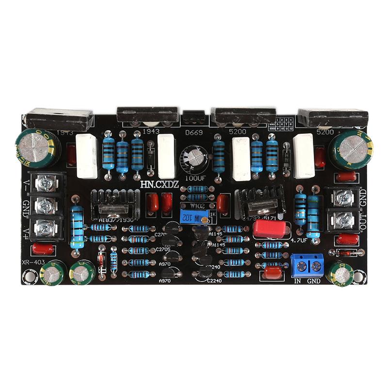 1PC 200W 1943 + 5200 Papan Amp - Diy Electronics Workshop ulasan dan harga
