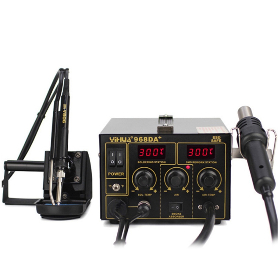 Intelligent 968DA+ 3-in-1 Stas - Hot Air Rework Station ulasan dan harga