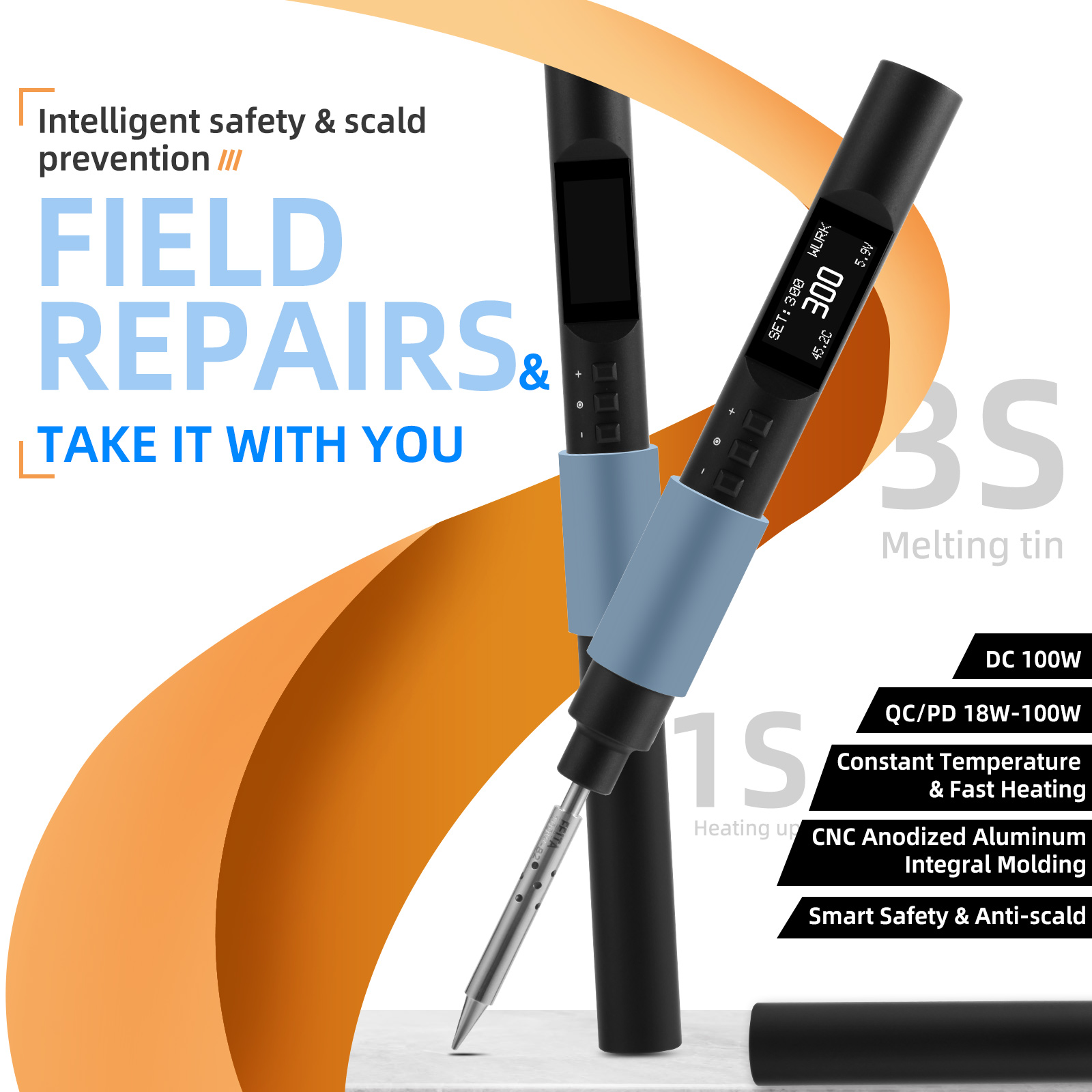 FEITA PTS200 Kit Besi Solder u - Flux Pen Electronics ulasan dan harga