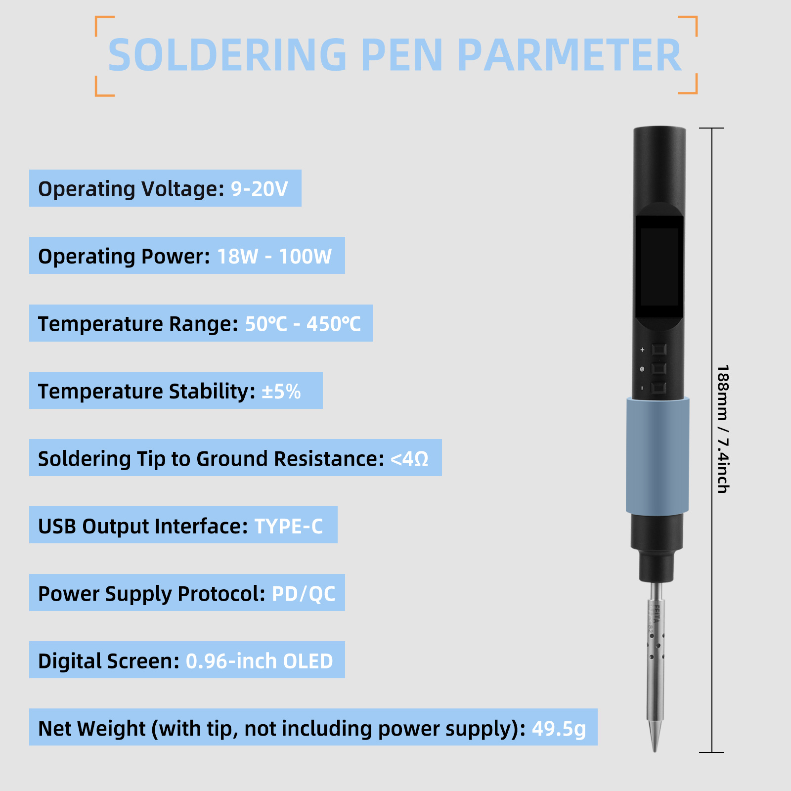 FEITA PTS200 Kit Besi Solder u - Flux Pen Electronics ulasan dan harga