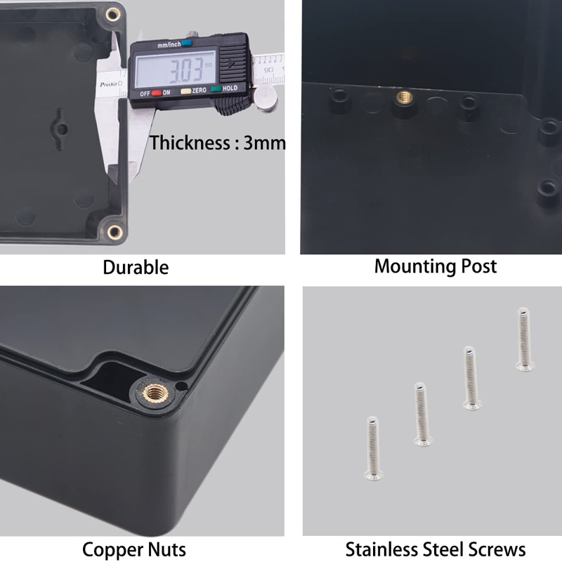 Kotak sambungan listrik plasti - Diy Electronics Box ulasan dan harga